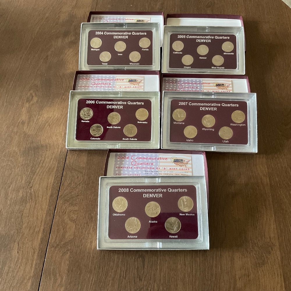 Commemorative Quarters 2004 - 2008 Denver Mint